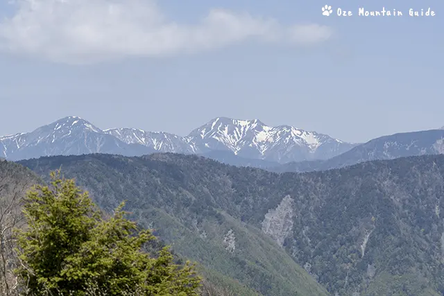 南アルプス眺望